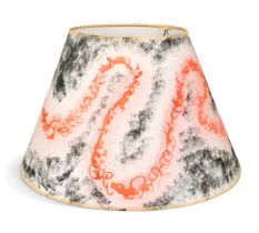 § Quentin Bell (1910-1996) for Fulham Pottery, a painted paper lampshade,