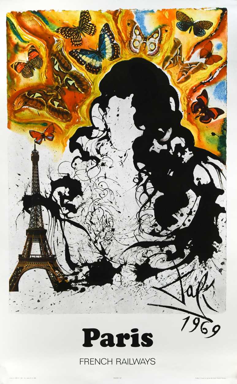 § After Salvador Dalí (1904-1989), a group of six unframed railway posters,