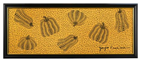 Yayoi Kusama (1929-), Yellow Pumpkins,