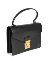 Louis Vuitton, a 1990s Monceau black Epi leather handbag,