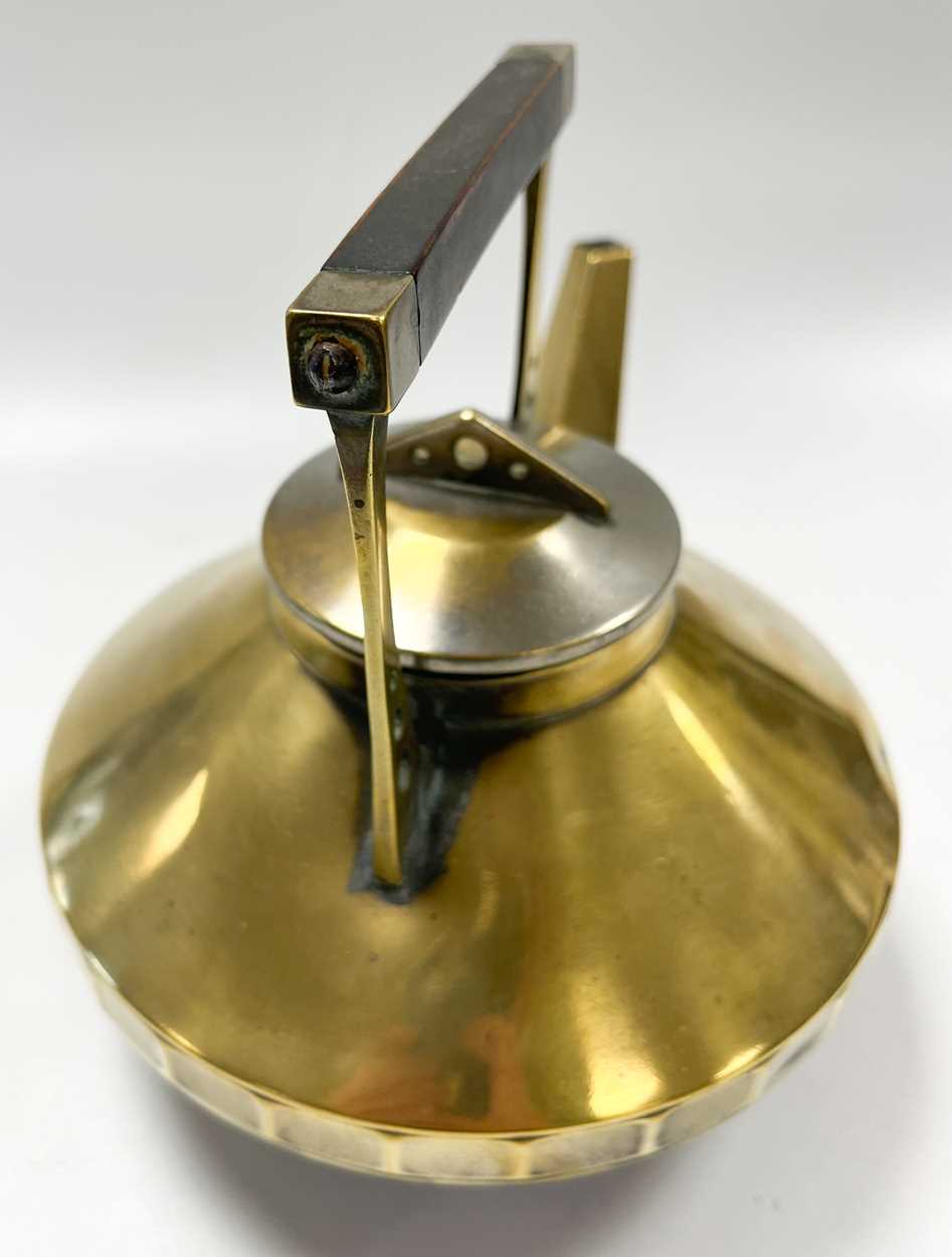 A Secessionist brass kettle by the Berliner Metallwarenfabrik, - Image 7 of 12