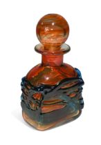 A Mdina glass decanter and stopper,