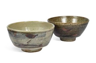 Two St Ives Pottery stoneware 'Z' bowls,