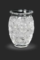 § Bagatelle, a Lalique frosted and polished glass vase,