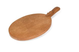 Robert 'Mouseman' Thompson, an oak cheese board,