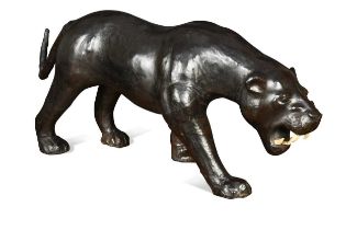 A large leather covered Panther,