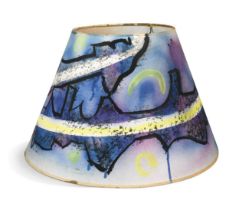 § Quentin Bell (1910-1996), a painted paper lampshade,