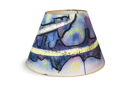 § Quentin Bell (1910-1996), a painted paper lampshade, - Image 1 of 10