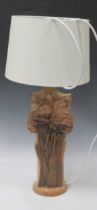 Bernard Rooke (1938-) Dragonfly table lamp, 43cm high condition is good with some minor wear as