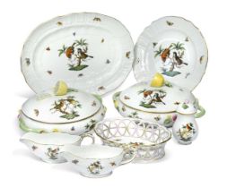 A Herend Rothschild pattern dinner service for six,