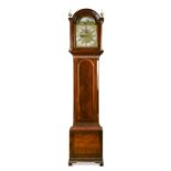 A 'rocking ship' automaton mahogany longcase clock, 18th century and later cased,