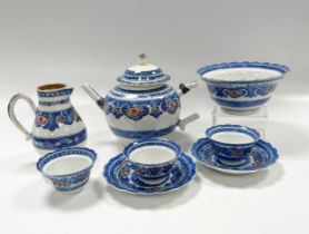 A Chinese export soft-paste porcelain part tea service, Qing Dynasty, Qianlong Emperor, circa 1780,