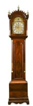 A George III mahogany chiming longcase clock,