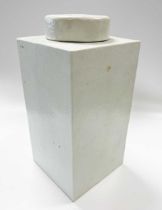 A Chinese white glazed porcelain Diana Cargo storage jar and cover, circa 1816,