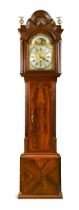 A mahogany longcase clock, early 19th century,