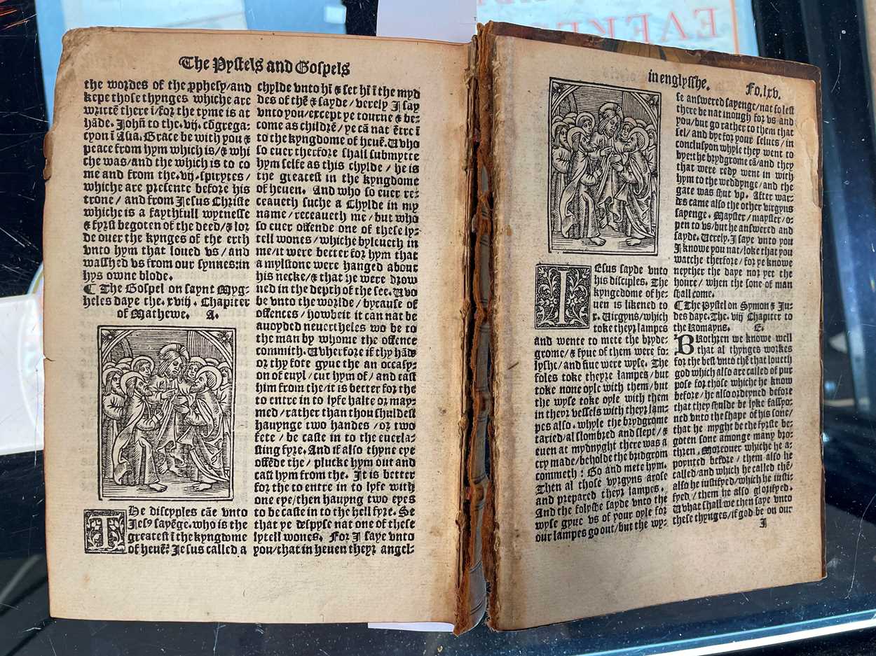 An English religious primer, Paris 1538, - Image 11 of 13