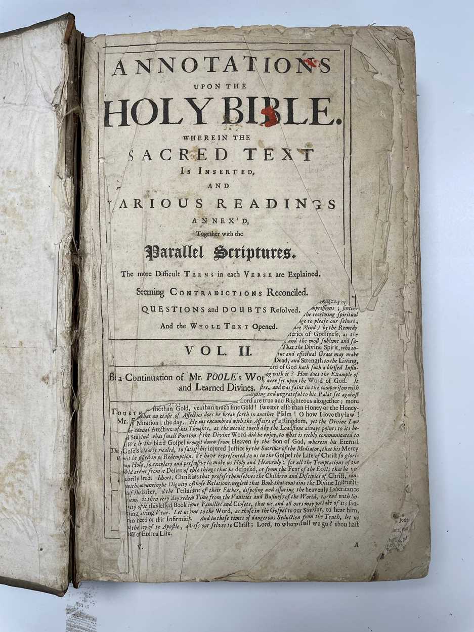 BIBLE, 1674, folio, - Image 3 of 10