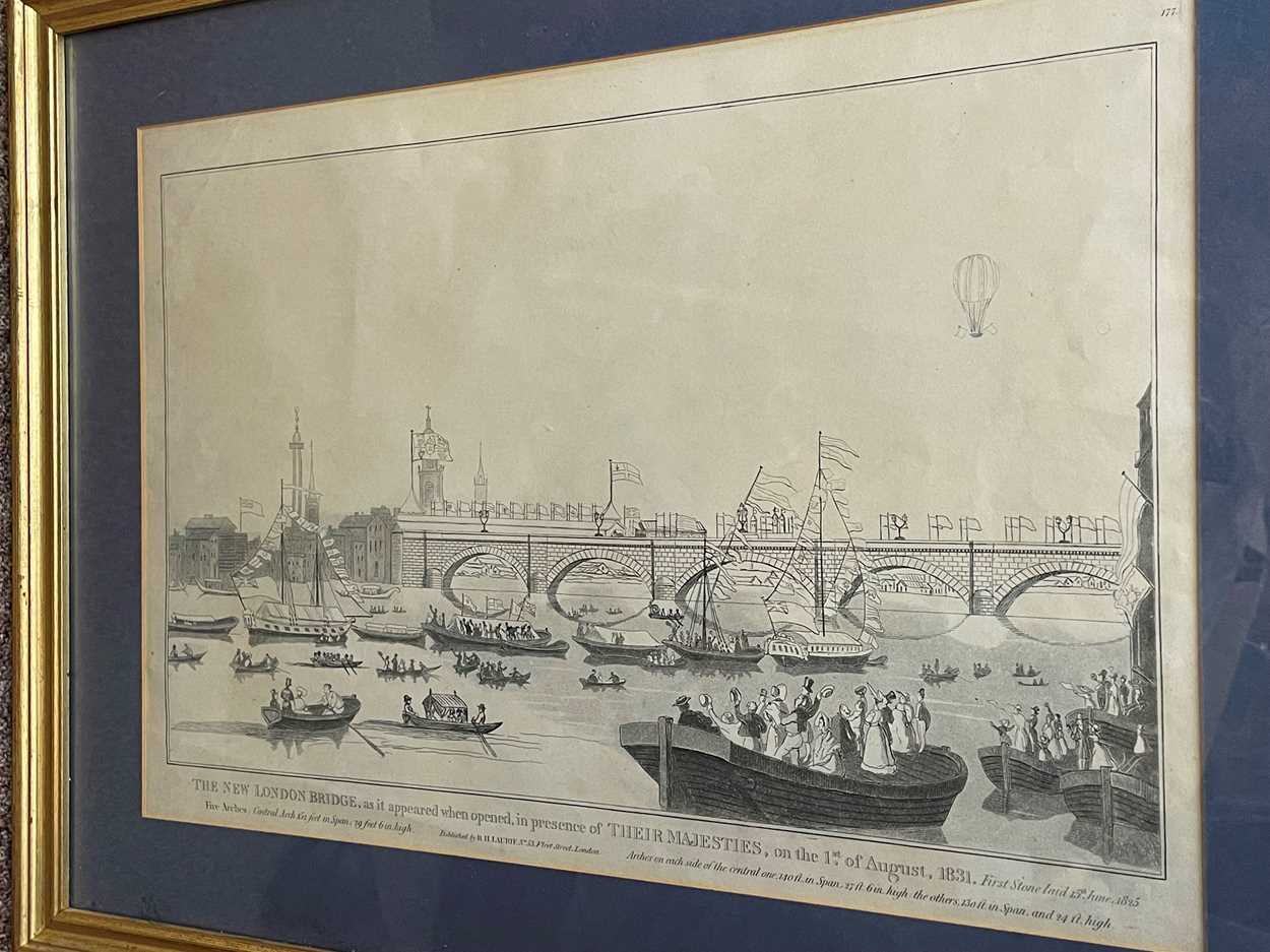 London views of the Thames, a collection of six prints. - Image 6 of 6