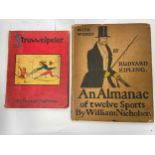 KIPLING (Rudyard) & William NICHOLSON. An Almanac of Twelve Sports. London: William Heinemann,