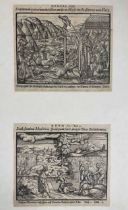 Four 17th Century Netherlandish Woodcuts