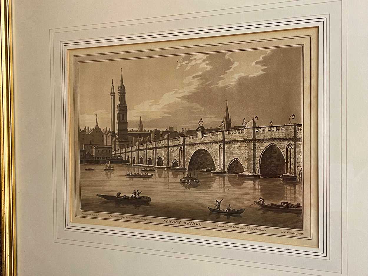 London views of the Thames, a collection of six prints. - Image 2 of 6