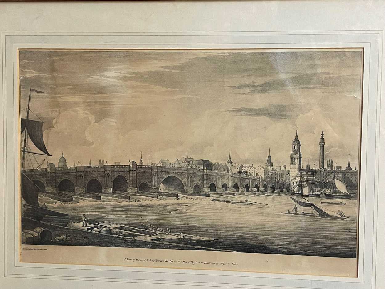 London views of the Thames, a collection of six prints. - Image 3 of 6