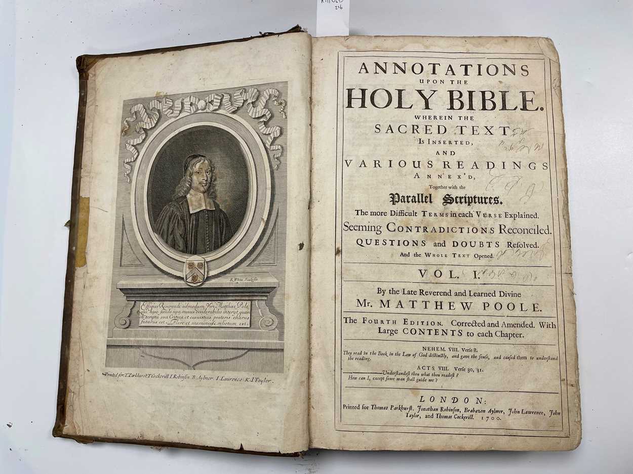 BIBLE, 1674, folio,