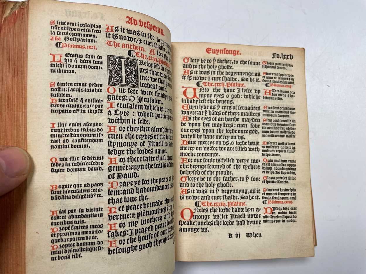 An English religious primer, Paris 1538, - Image 5 of 13