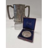 An Exeter College, Oxford, Boat Club silver medal