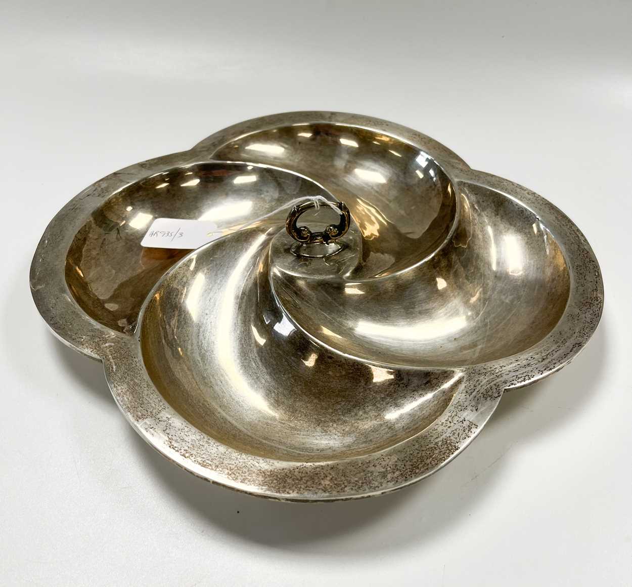 A mid 20th century Mexican metalwares silver hors d'oeuvres dish, - Image 3 of 5