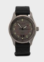 Victorinox - A titanium limited edition 'Swiss Army Airboss' wristwatch,