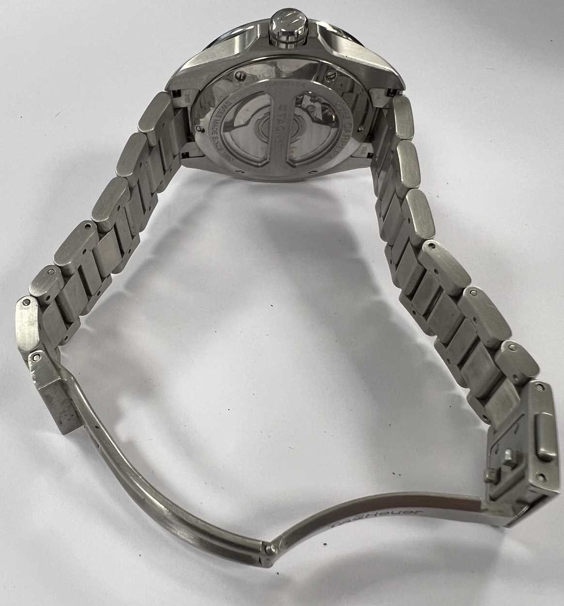 Tag Heuer - A Steel 'Grand Carerra' wristwatch, - Image 5 of 10