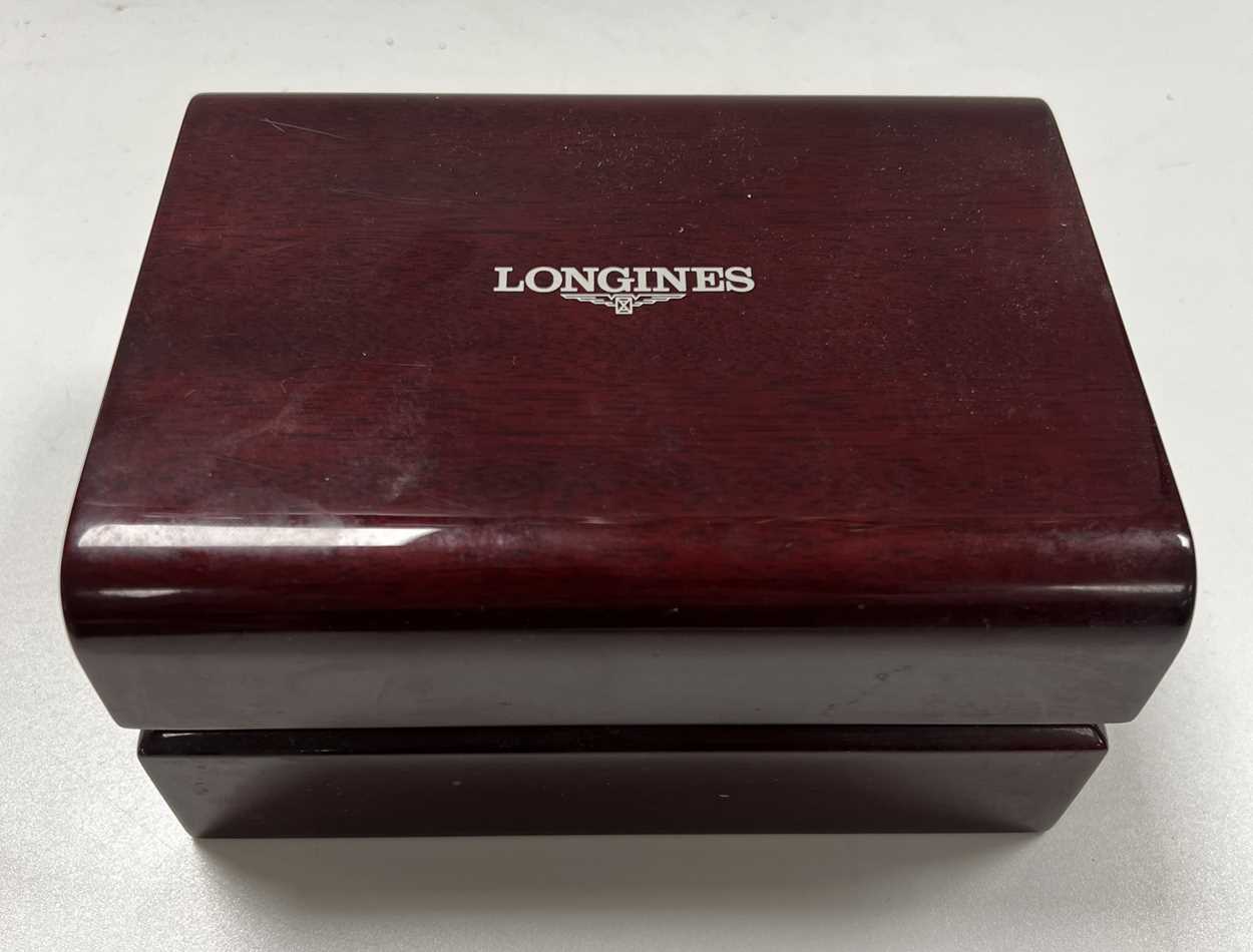 Longines - A steel 'Master Collection' triple calendar with chronograph and moonphase wristwatch, - Bild 12 aus 12
