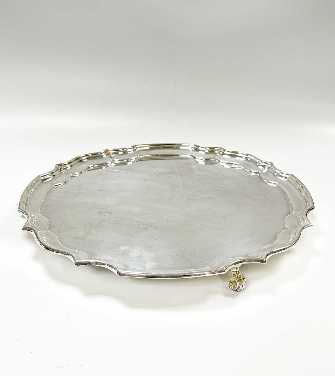 An Elizabeth II silver salver, - Image 2 of 4