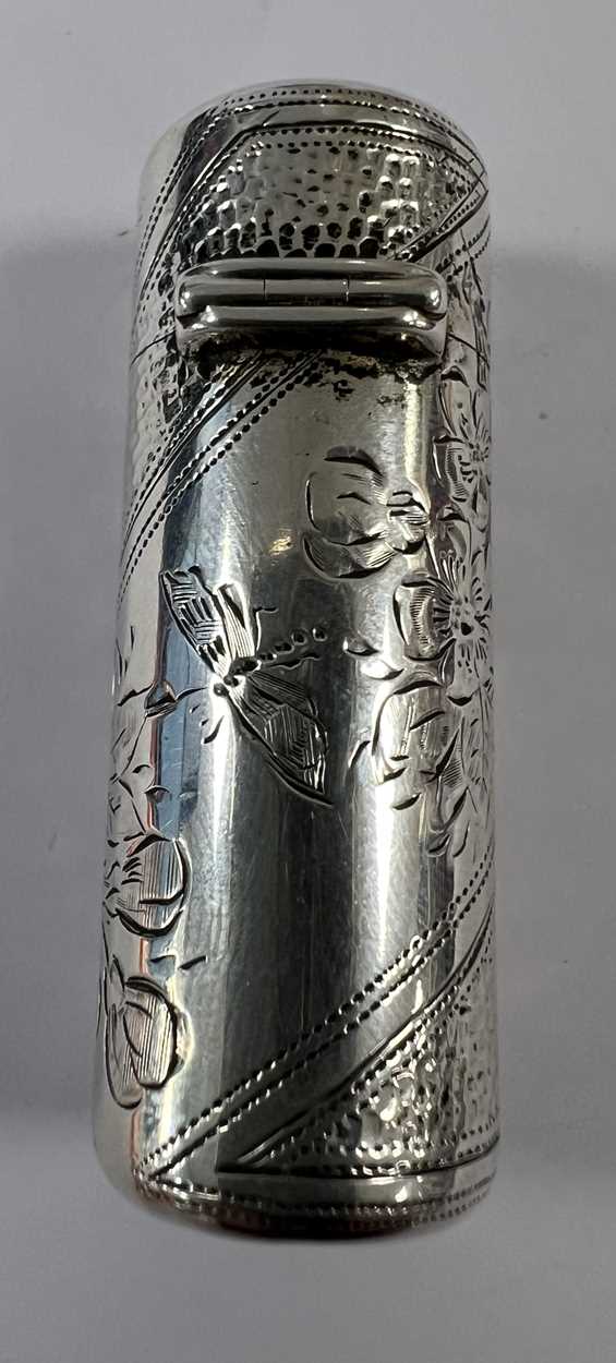 A Victorian silver scent bottle, mark of Sampson Mordan, - Image 2 of 6