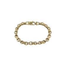 A modern 9ct gold bracelet,