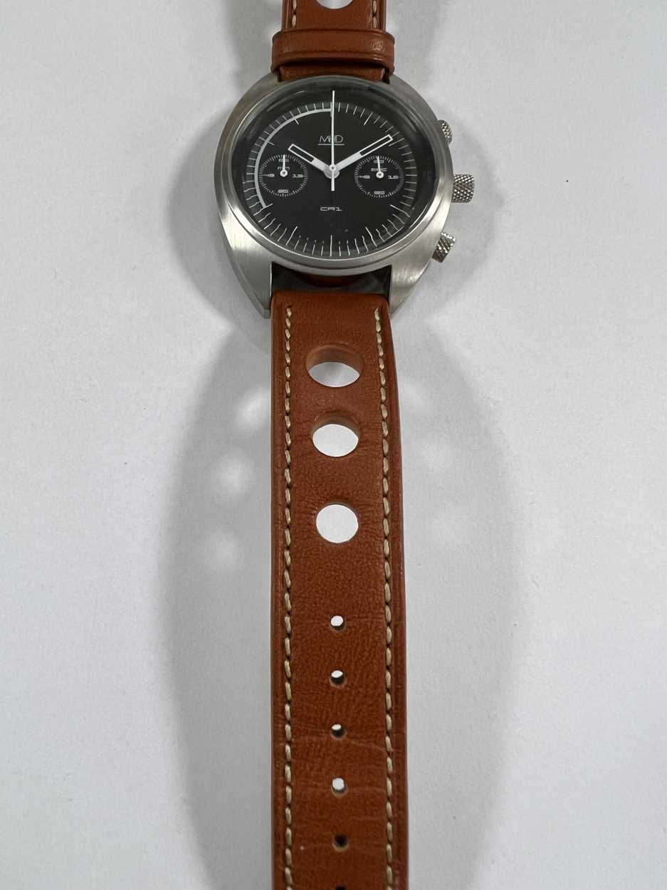 MHD, Cheltenham - A steel limited edition 'CR1' chronograph wristwatch, - Image 4 of 5