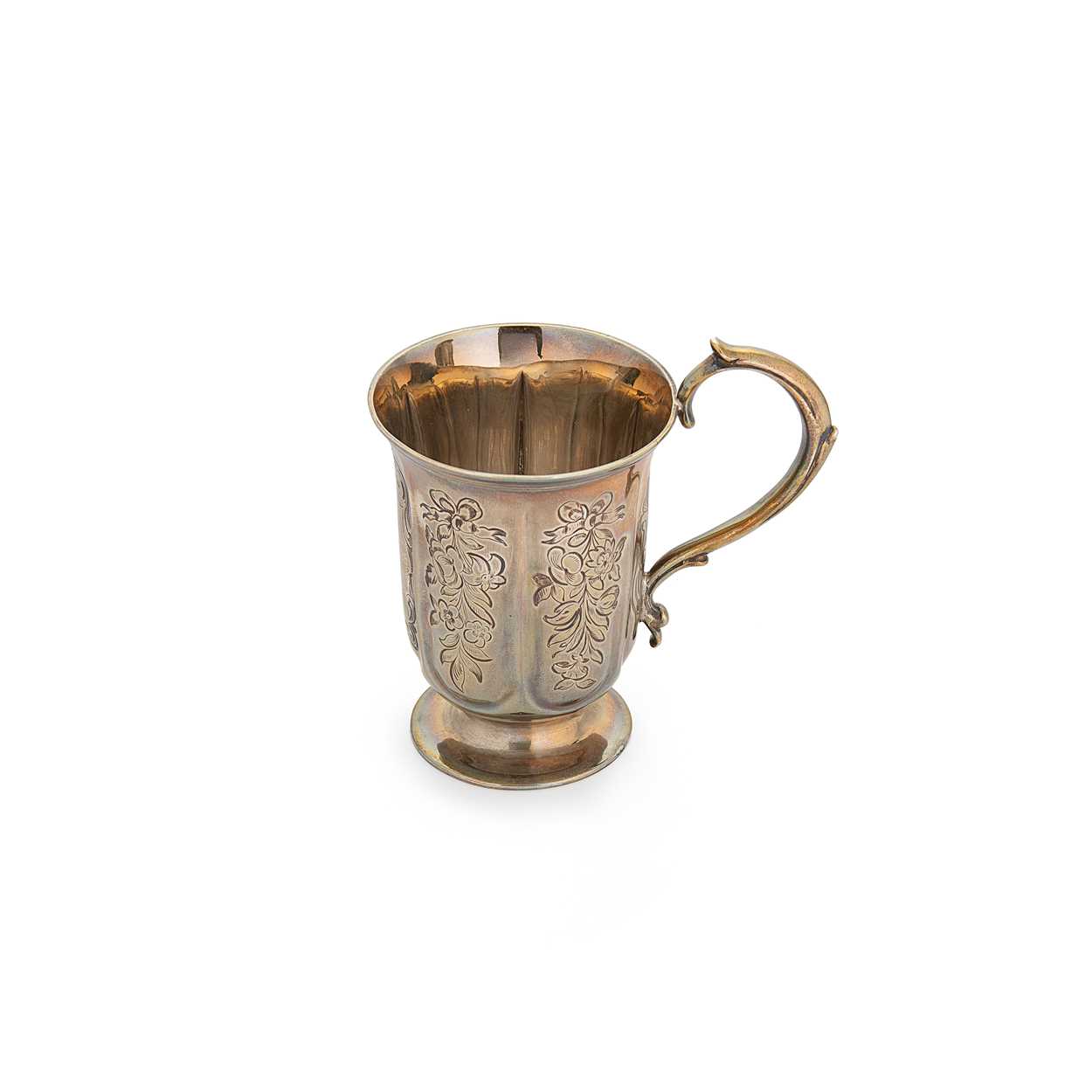 A Victorian silver christening cup,