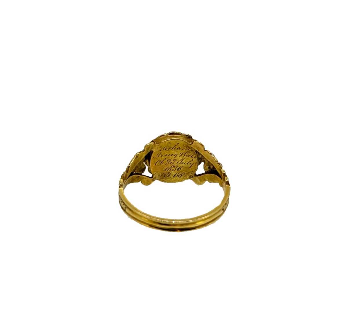 A 19th century mourning ring, - Image 3 of 4