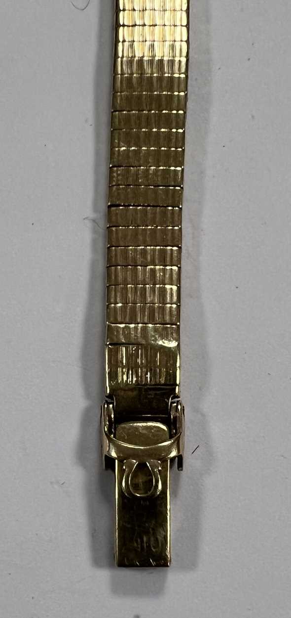 Omega - A 9ct gold wristwatch, - Image 5 of 11