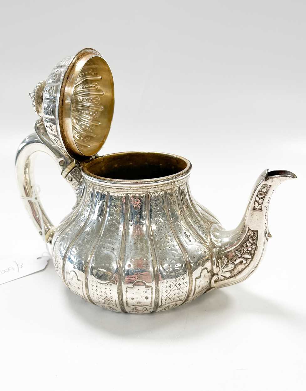 A Victorian silver bachelor's teapot, mark of R. & S. Garrard & Company, - Image 3 of 6