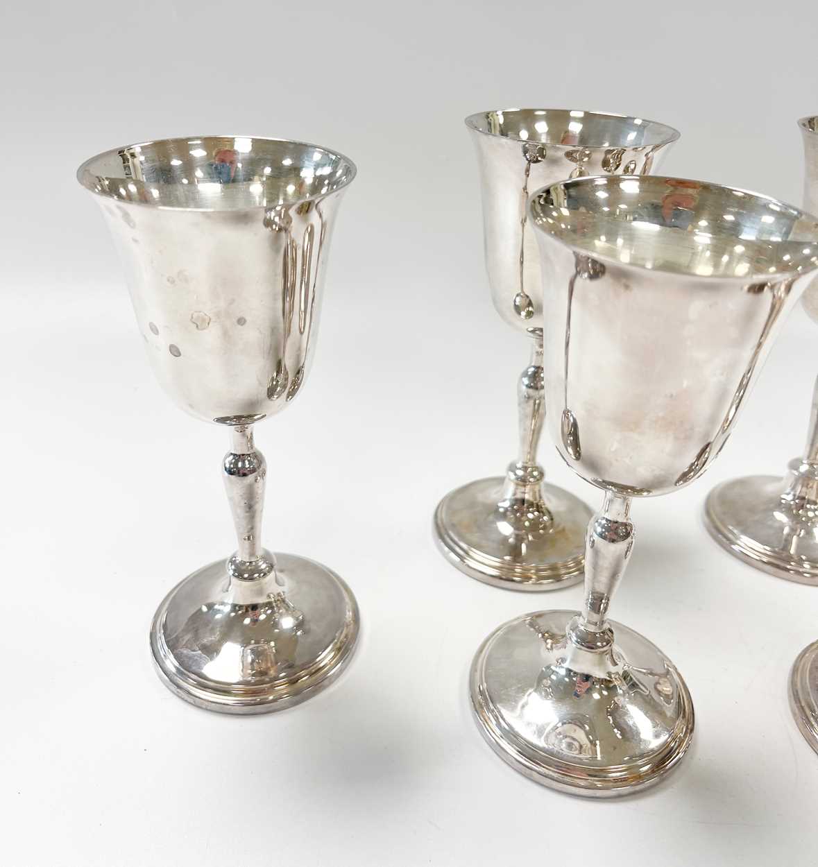 Dublin - A set of 6 Elizabeth II silver goblets, - Image 3 of 6