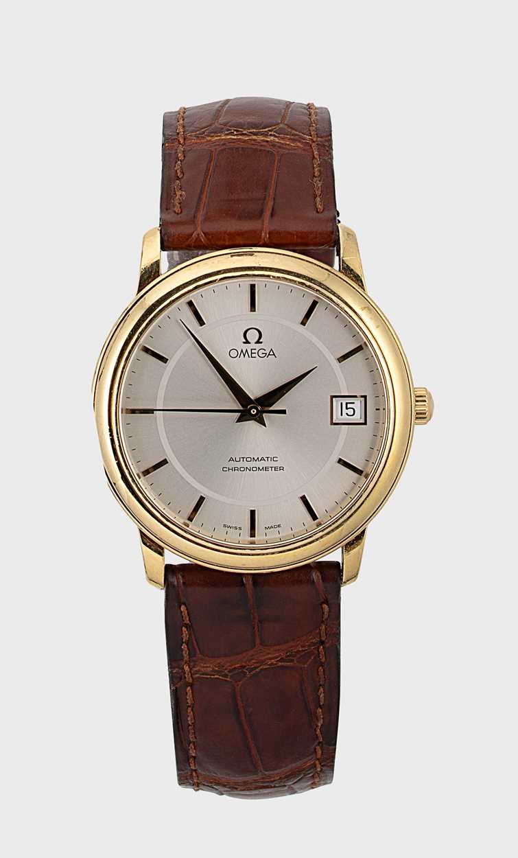 Omega - An 18ct gold 'de Ville Prestige' wristwatch,