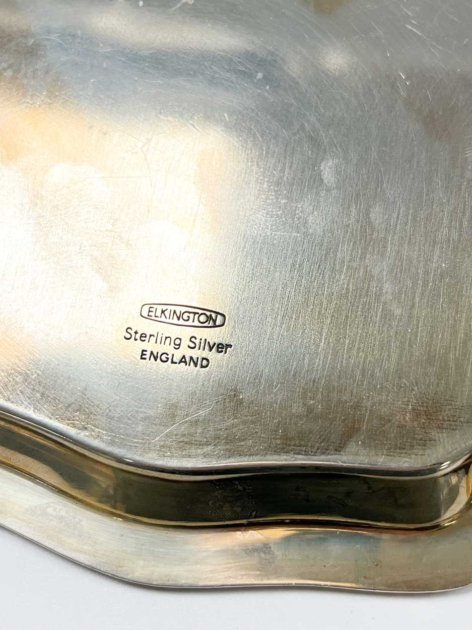 An Elizabeth II silver salver, - Image 5 of 5