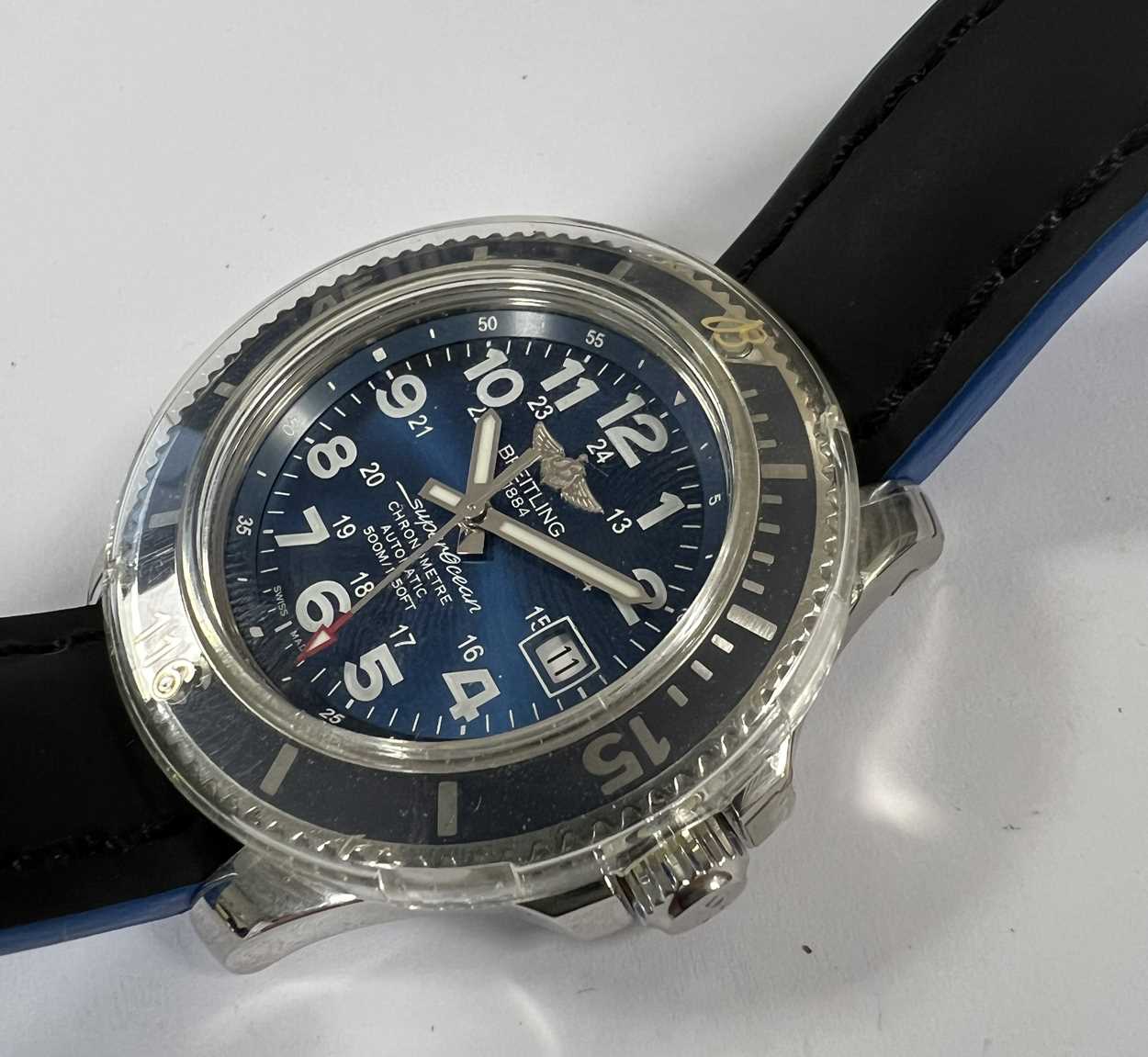 Breitling - A steel 'SuperOcean II 42' wristwatch, - Image 4 of 16