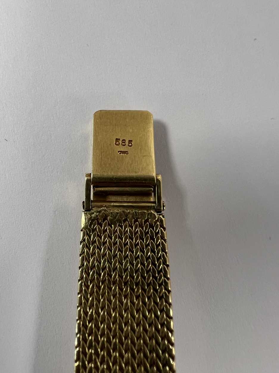 Concord Watch Company – A Swiss 14ct gold wristwatch, - Image 5 of 7