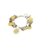 A charm bracelet,