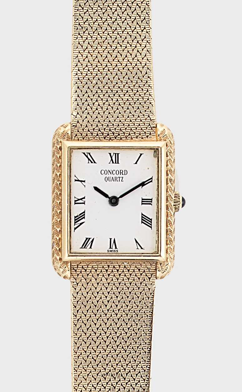 Concord Watch Company – A Swiss 14ct gold wristwatch,