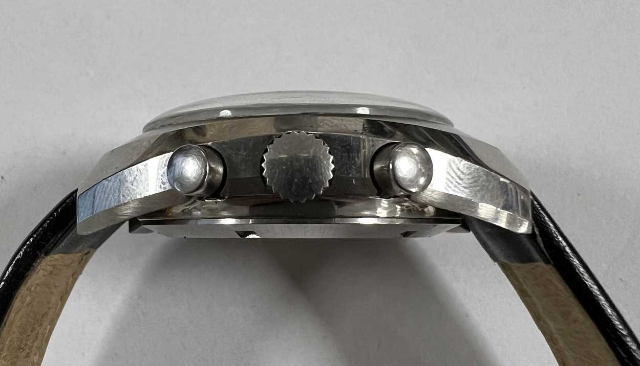 Tissot - A steel 'Navigator' chronograph wristwatch, - Image 3 of 5