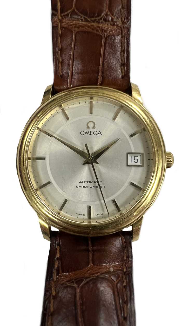 Omega - An 18ct gold 'de Ville Prestige' wristwatch, - Image 2 of 12